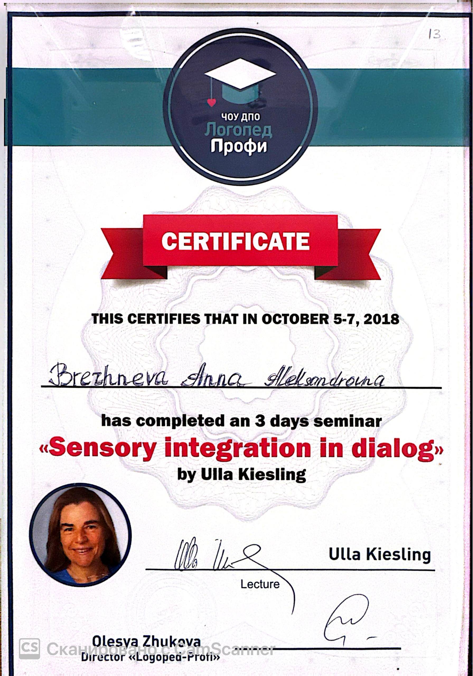 Сенсорная интеграция